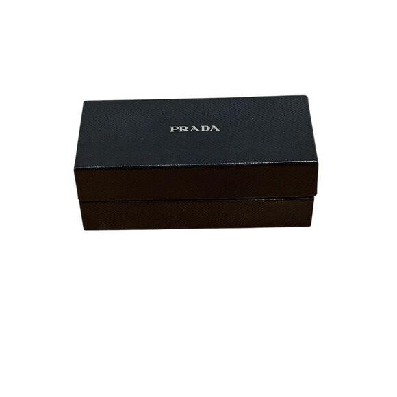 NEW PRADA AUTHENTIC EYEGLASSES SUNGLASSES BLACK LARGE MAGNETIC CASE CLOTH main image 6